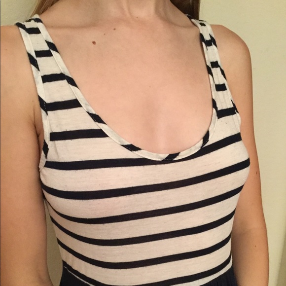 🦋🌻SOPRANO brand dress pockets stripes Sz Small S - Picture 5 of 6